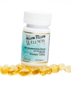 Mellow Fellow Wellness Softgel Capsules – Energy Blend (1500 mg Total Cannabinoids)